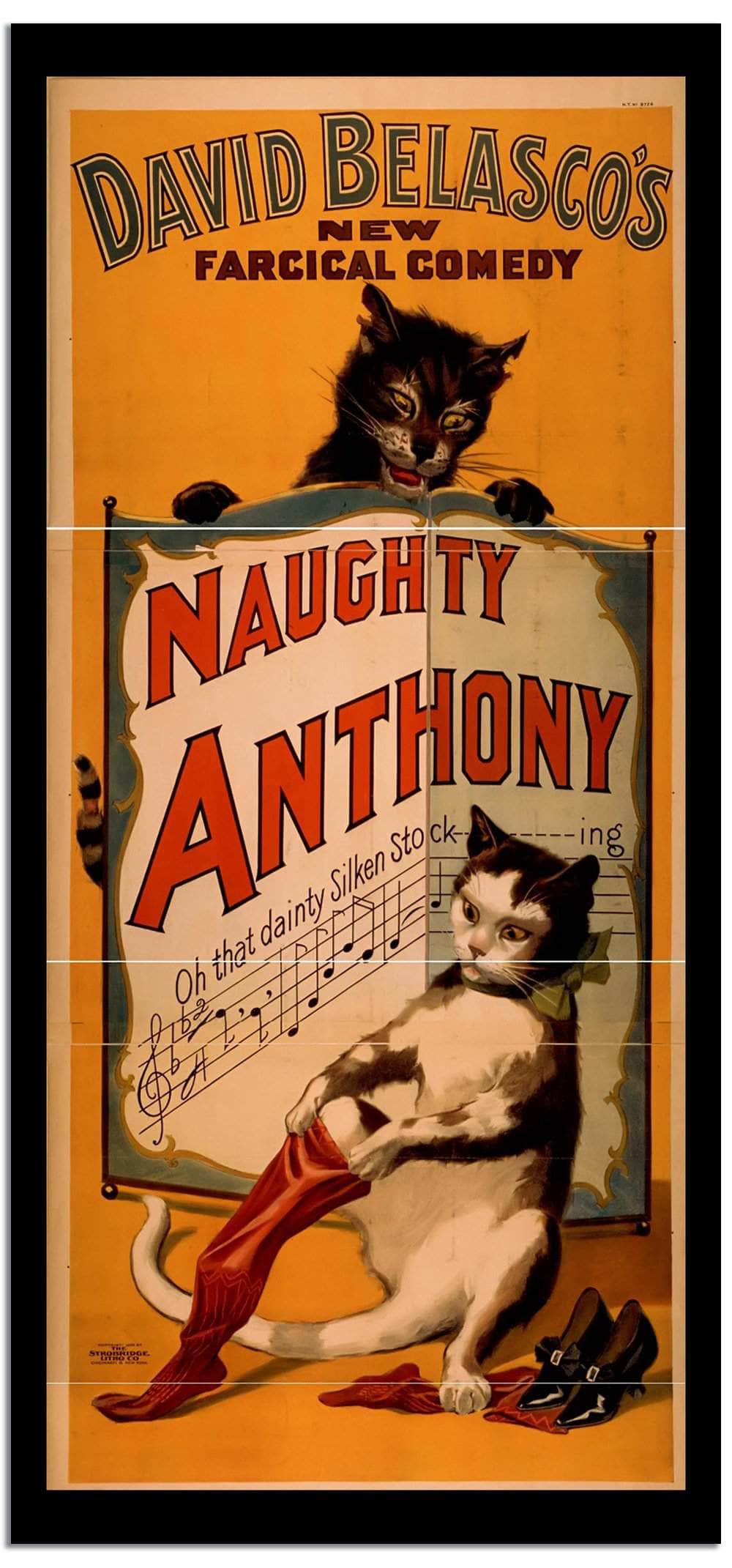 Naughty Anthony  Vintage Poster Fine Art Print