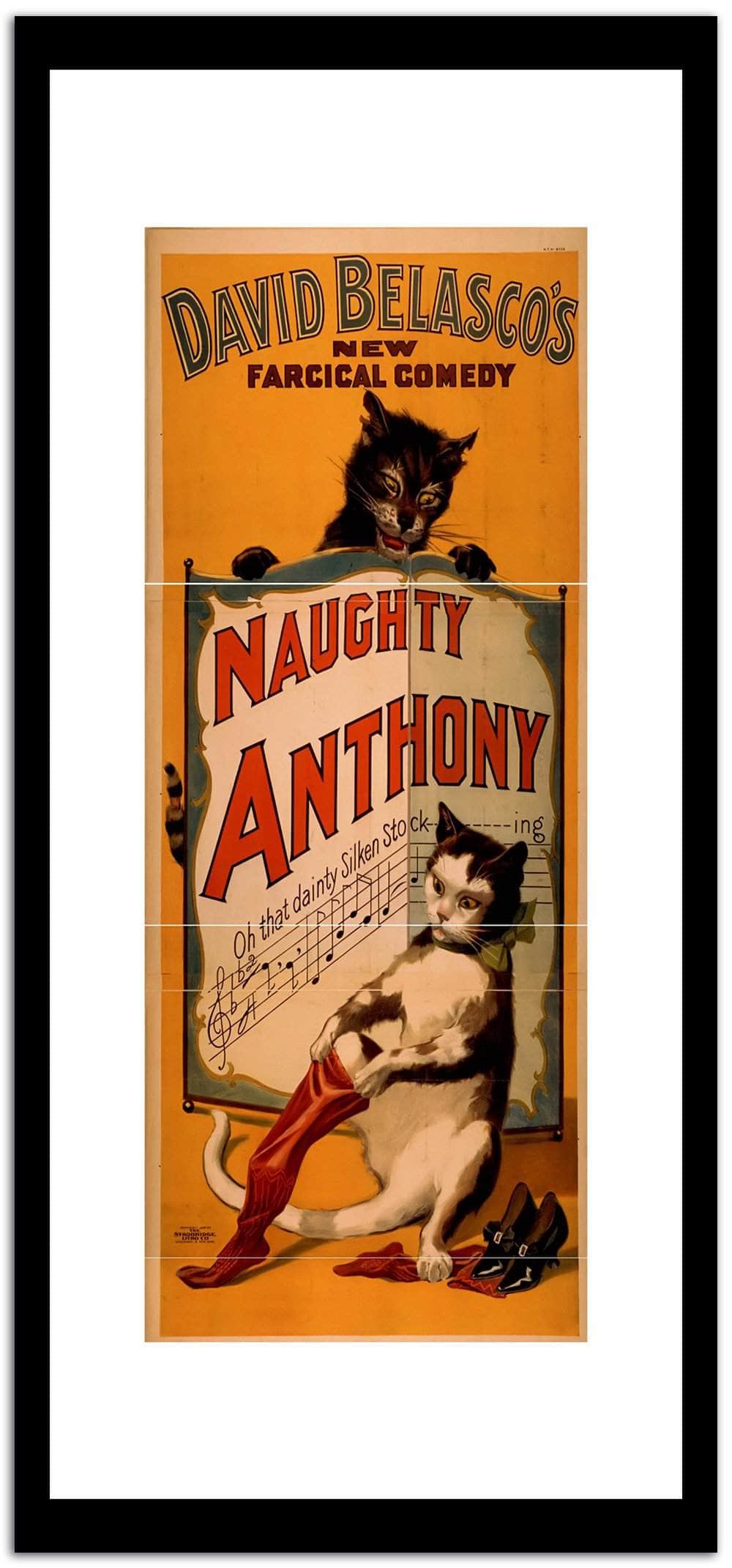 Naughty Anthony  Vintage Poster Fine Art Print