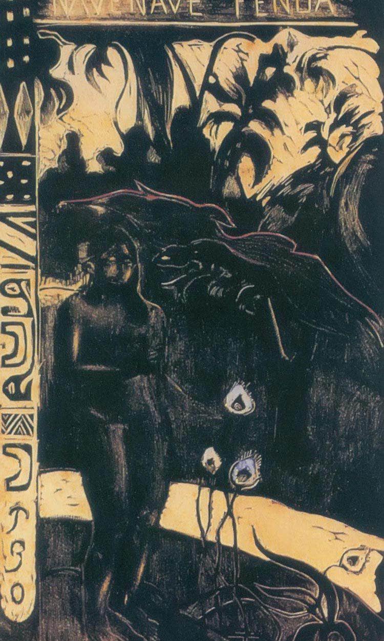 Nava Nava Fennua ( Delicious Earth) By Paul Gauguin Fine Art Print