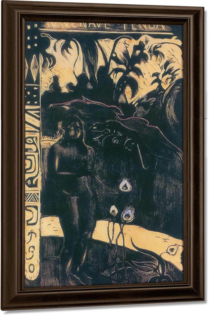 Nava Nava Fennua ( Delicious Earth) By Paul Gauguin Fine Art Print