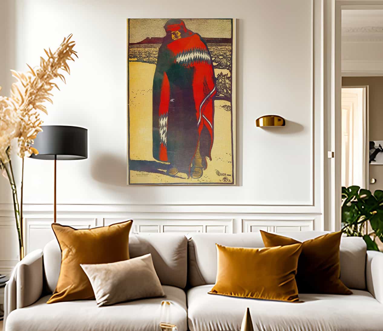 Navajo Indian From Life By Maynard Dixon Fine Art Print