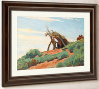 Navajo Sun Shelter (No. 85) 1922 By Maynard Dixon Fine Art Print