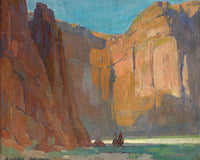 Navajos, Canyon De Chelly By Edgar Payne Fine Art Print