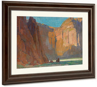 Navajos, Canyon De Chelly By Edgar Payne Fine Art Print