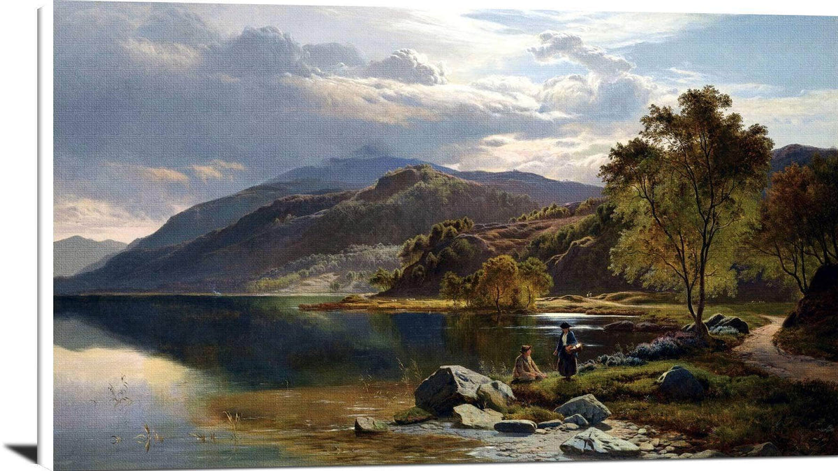 Near Barmouth, North Wales Painting Sidney Richard Percy Canvas Art Fine Art Print