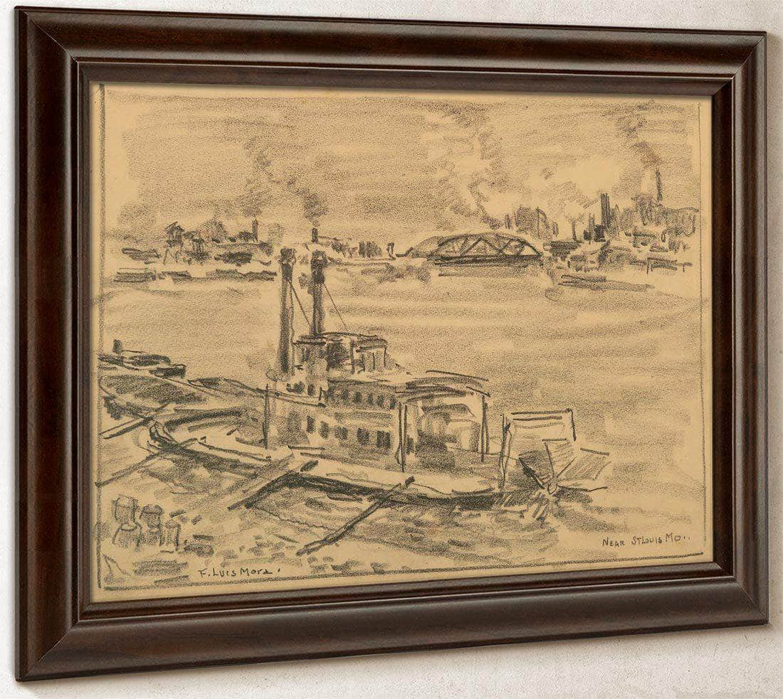 Near St. Louis Missouri By Francis Luis Mora Fine Art Print