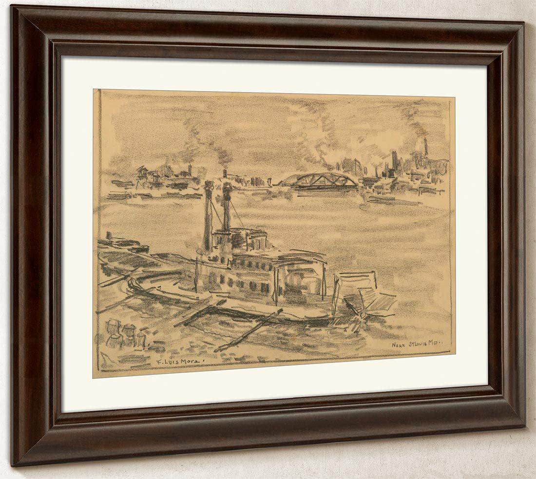 Near St. Louis Missouri By Francis Luis Mora Fine Art Print