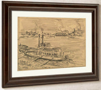 Near St. Louis Missouri By Francis Luis Mora Fine Art Print