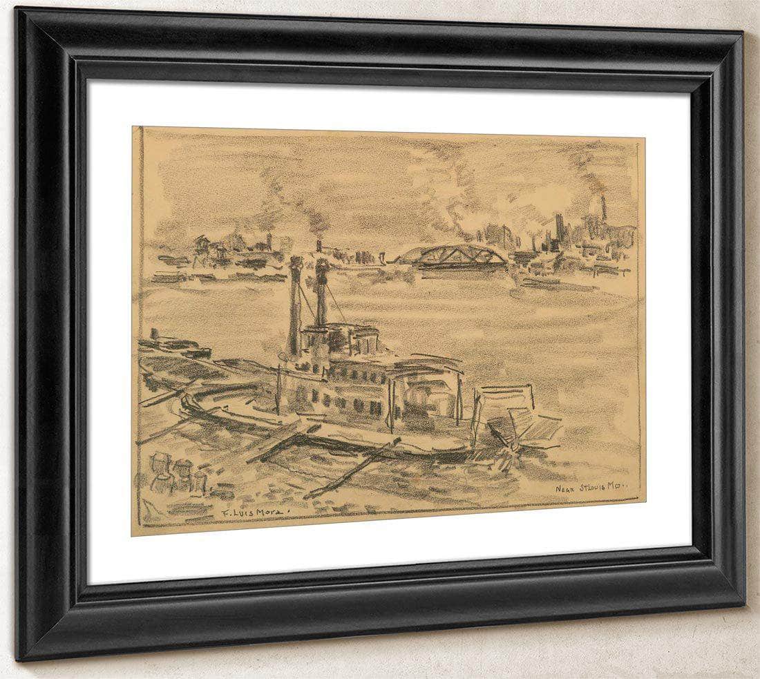 Near St. Louis Missouri By Francis Luis Mora Fine Art Print