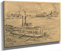 Near St. Louis Missouri By Francis Luis Mora Fine Art Print