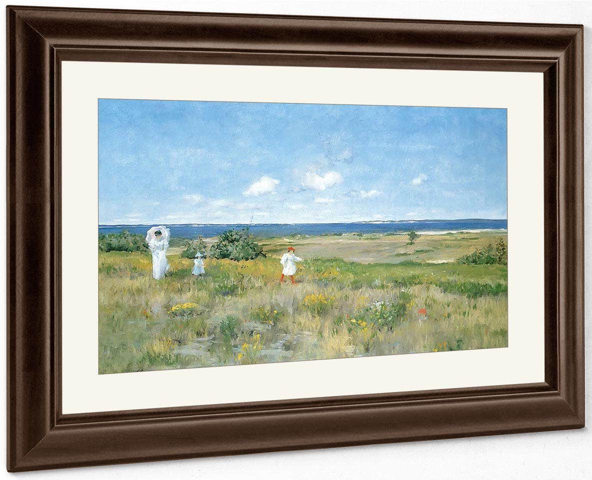 Near The Beach By William Merrit Chase Fine Art Print