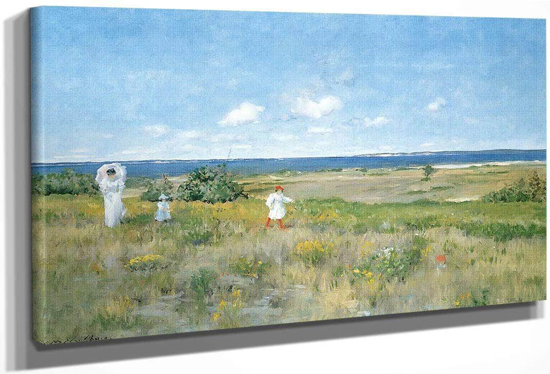Near The Beach By William Merrit Chase Fine Art Print