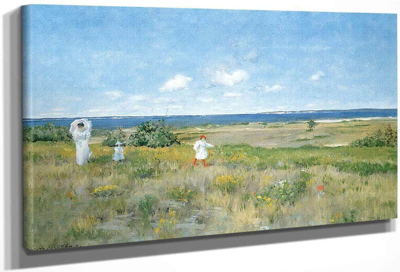 Near The Beach By William Merrit Chase Fine Art Print