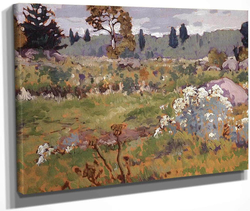 Near The Berry Patch By Frank Johnston Fine Art Print