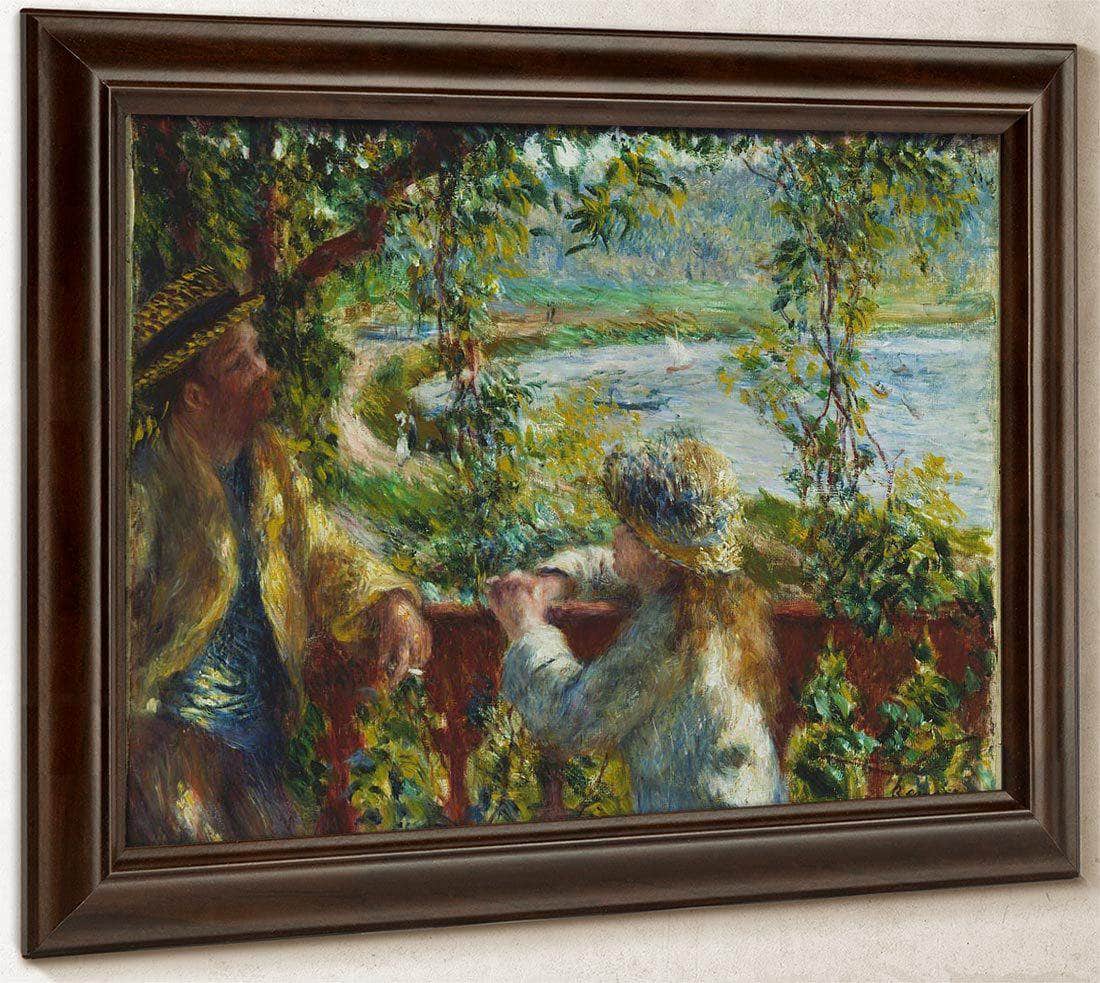 Near The Lake By Pierre August Renoir Fine Art Print