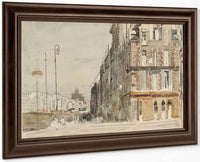 Near The Pont D’arcole Paris By David Cox Fine Art Print