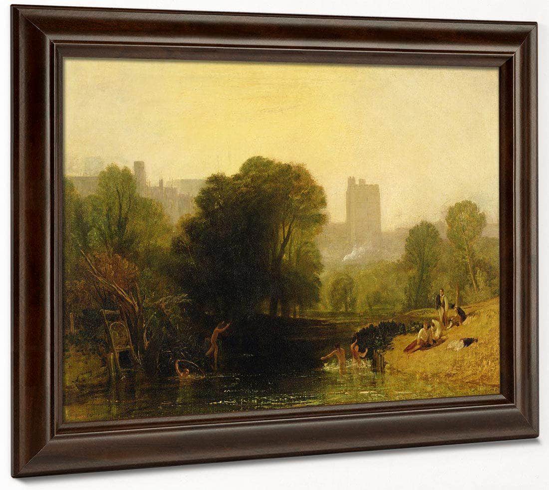 Near The Thames Lock Windsor By Joseph Mallord William Turner Fine Art Print