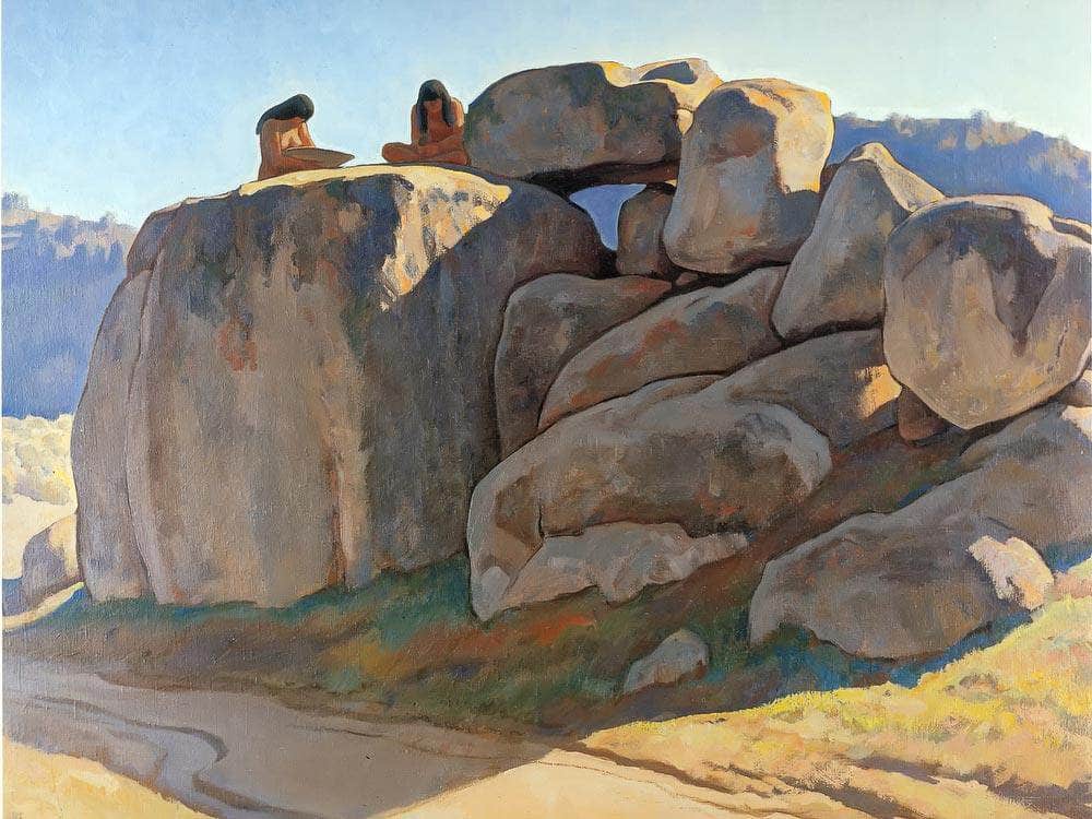 Neolithic Afternoon By Maynard Dixon Fine Art Print
