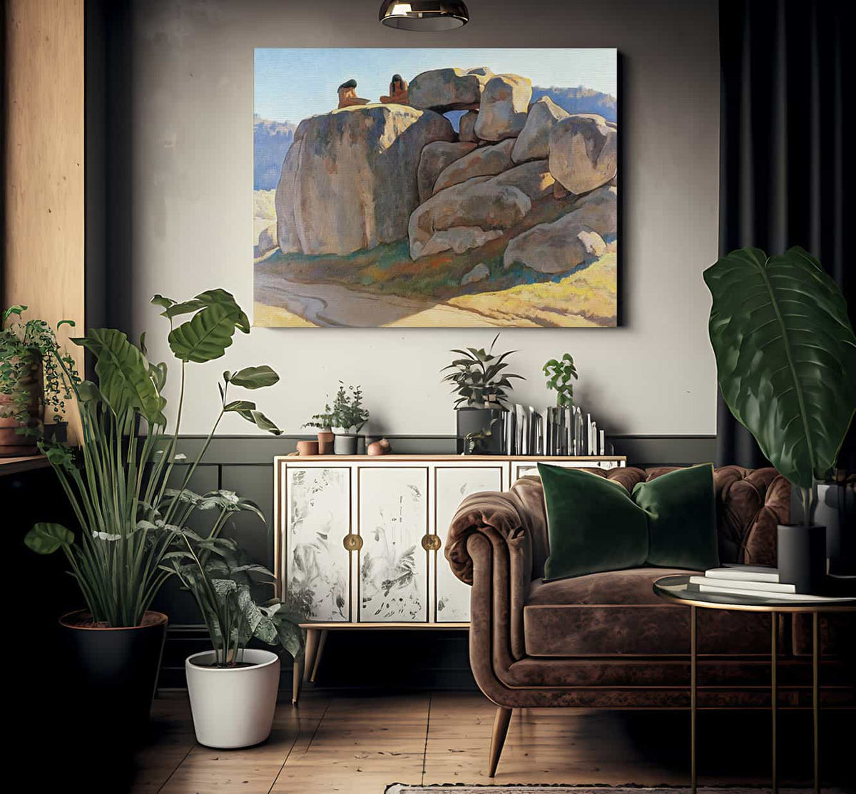 Neolithic Afternoon By Maynard Dixon Fine Art Print