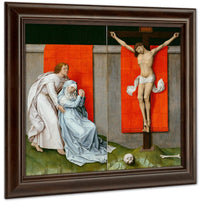 Netherlandish Active Tournai And Brussels The Crucifixion With The Virgin And Saint John The Eva Uploa By Rogier Van Der Weyden Fine Art Print