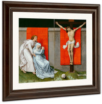 Netherlandish Active Tournai And Brussels The Crucifixion With The Virgin And Saint John The Eva Uploa By Rogier Van Der Weyden Fine Art Print