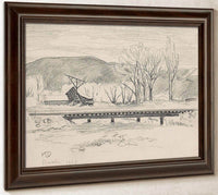 Nevada Landscape 1927 By Maynard Dixon Fine Art Print