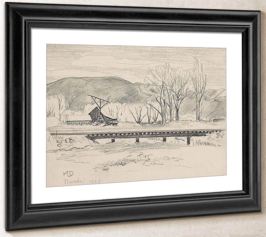 Nevada Landscape 1927 By Maynard Dixon Fine Art Print