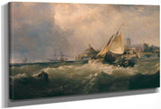 New Castle On The Delaware By Moran, Edward Fine Art Print