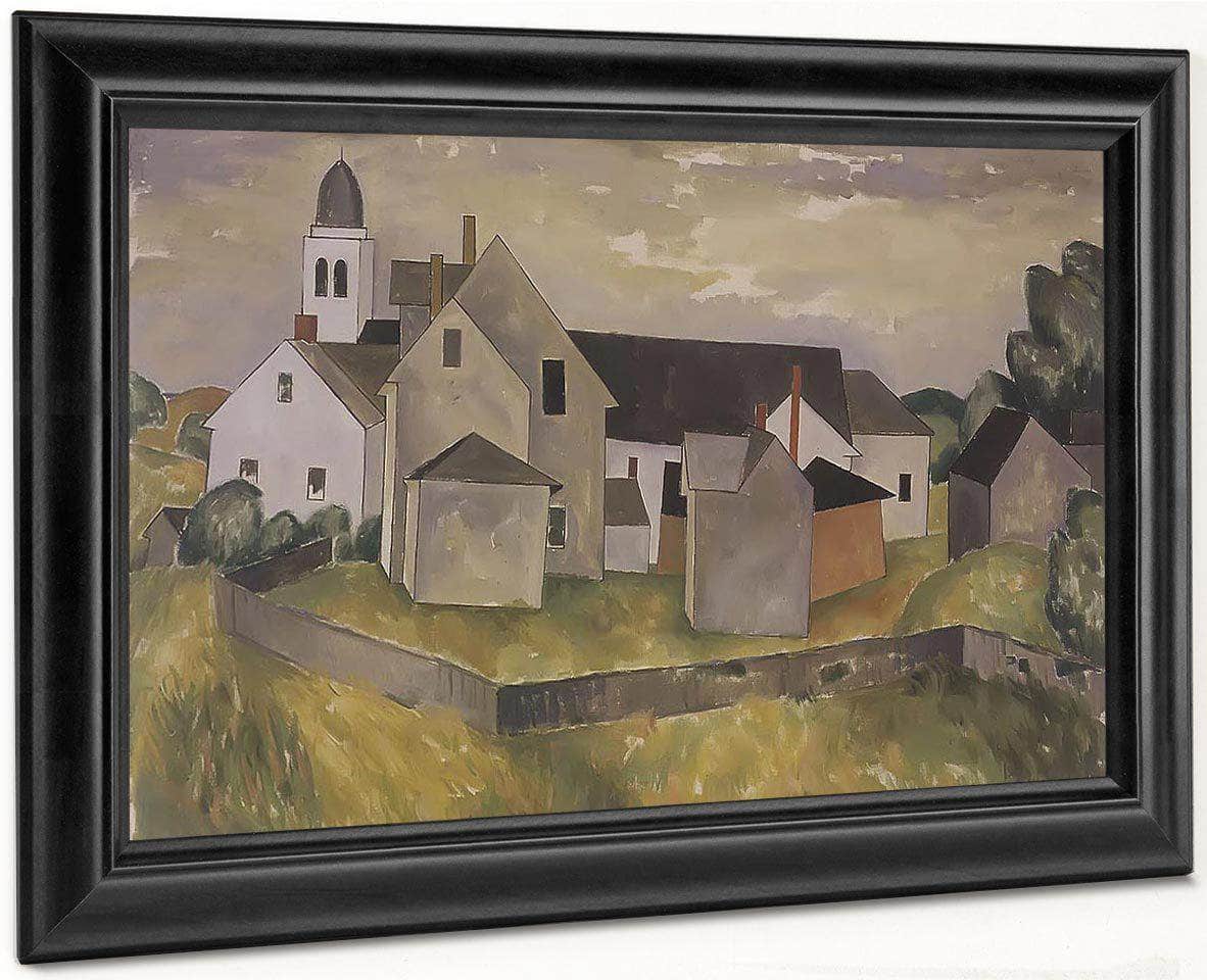 New England Houses By Niles Spencer Fine Art Print