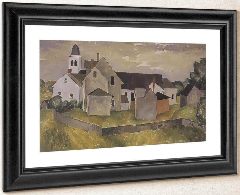 New England Houses By Niles Spencer Fine Art Print