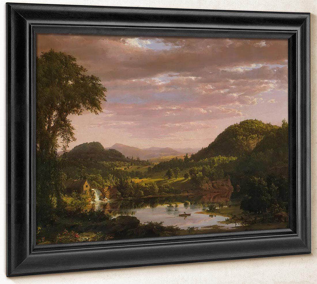 New England Landscape (Evening After A Storm) By Fredric Edwin Church Fine Art Print