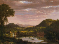 New England Landscape (Evening After A Storm) By Fredric Edwin Church Fine Art Print