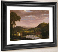 New England Landscape (Evening After A Storm) By Fredric Edwin Church Fine Art Print