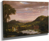 New England Landscape (Evening After A Storm) By Fredric Edwin Church Fine Art Print