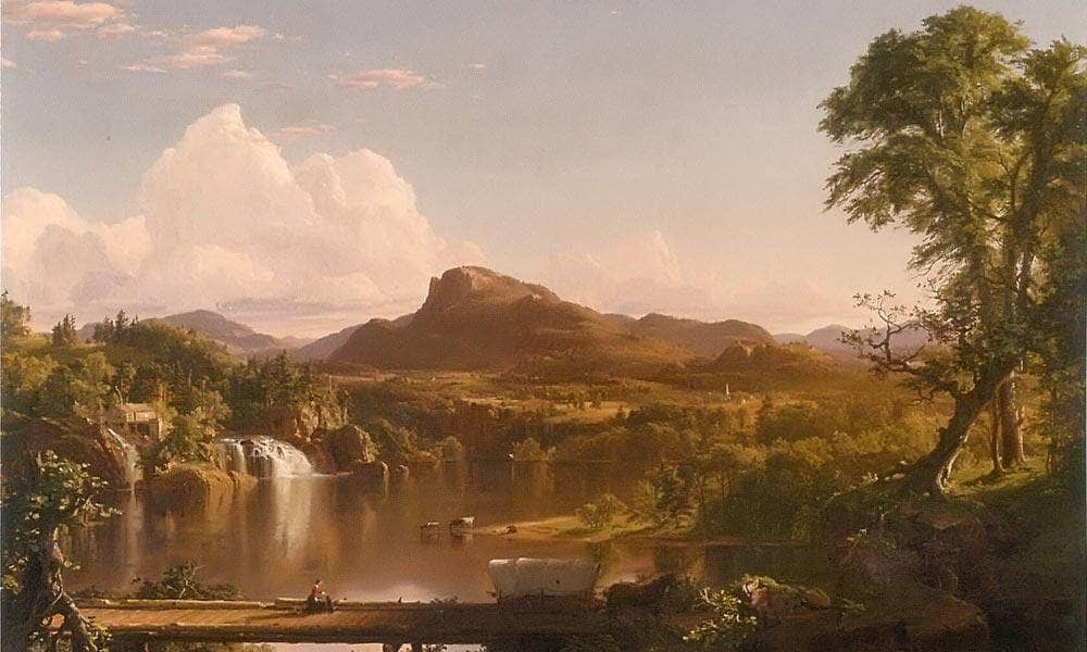 New England Scenery By Frederic Edwin Church Fine Art Print