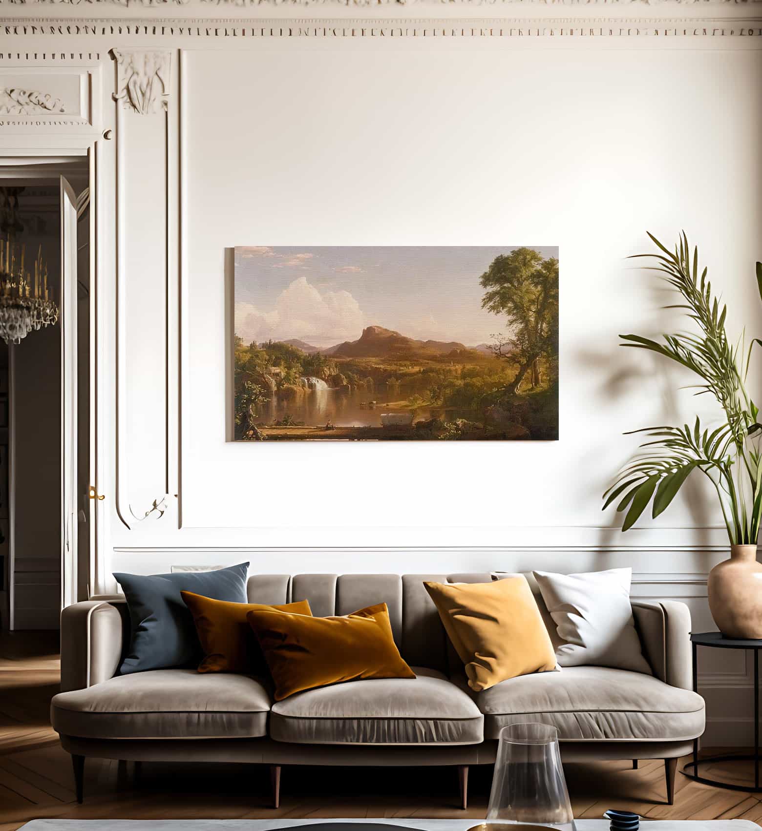 New England Scenery By Frederic Edwin Church Fine Art Print