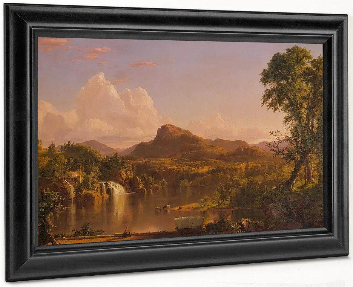 New England Scenery By Fredric Edwin Church Fine Art Print