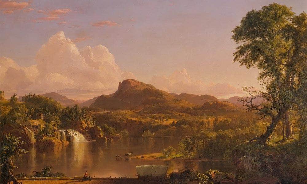 New England Scenery By Fredric Edwin Church Fine Art Print