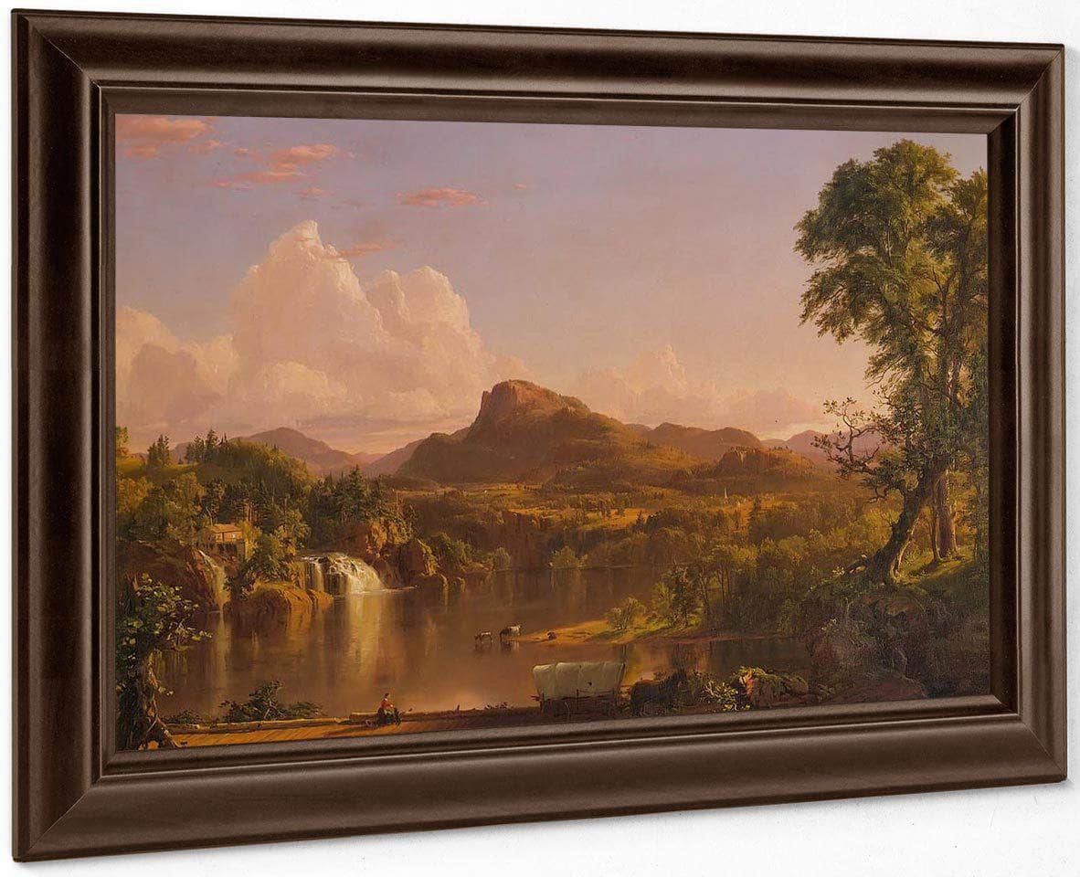 New England Scenery By Fredric Edwin Church Fine Art Print