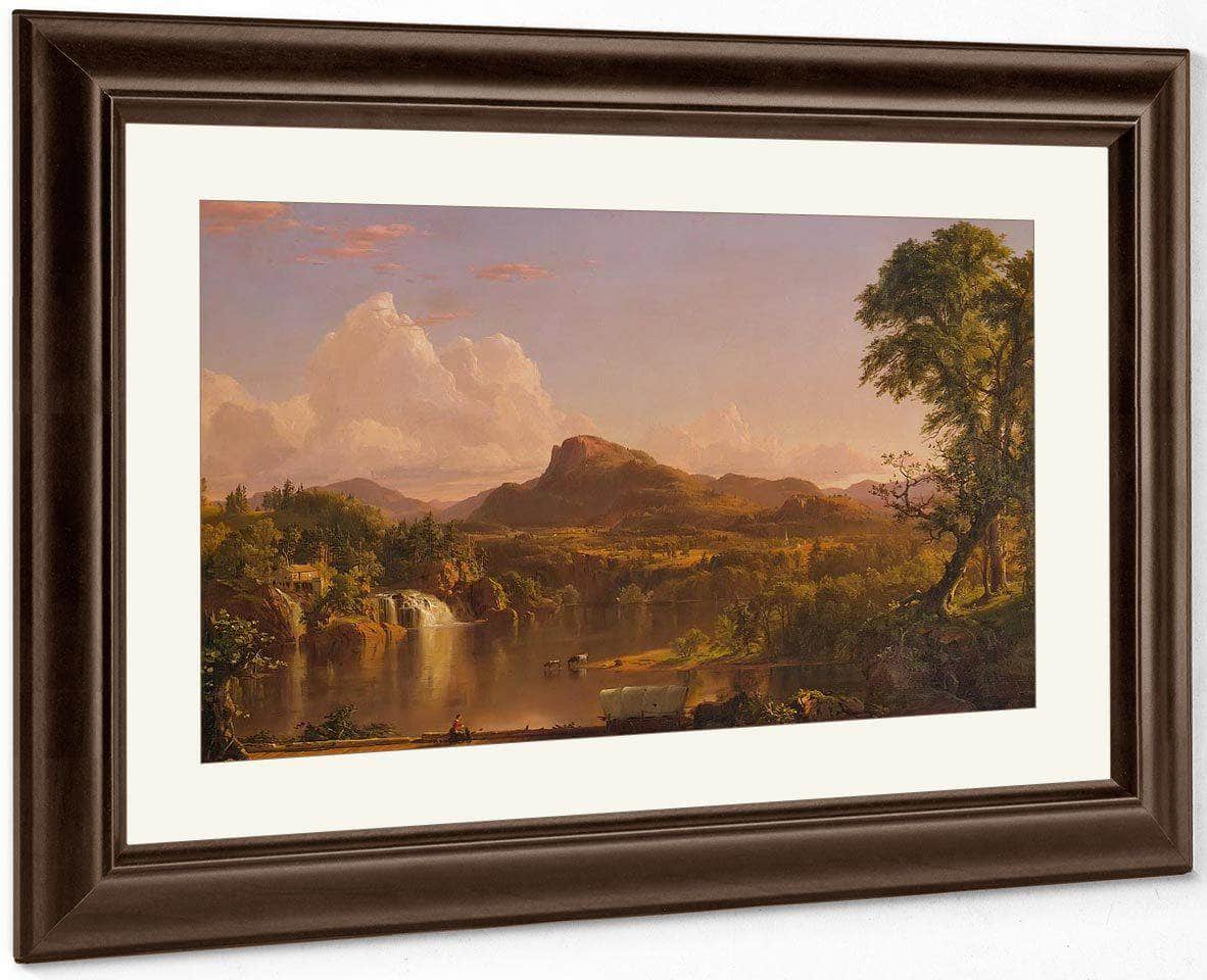 New England Scenery By Fredric Edwin Church Fine Art Print