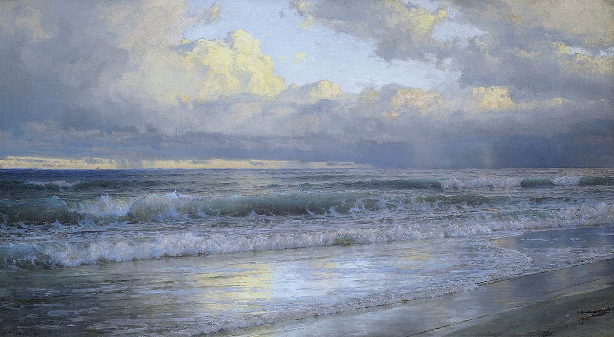 New Jersey Shore Painting William Trost Richards Canvas Art Fine Art Print
