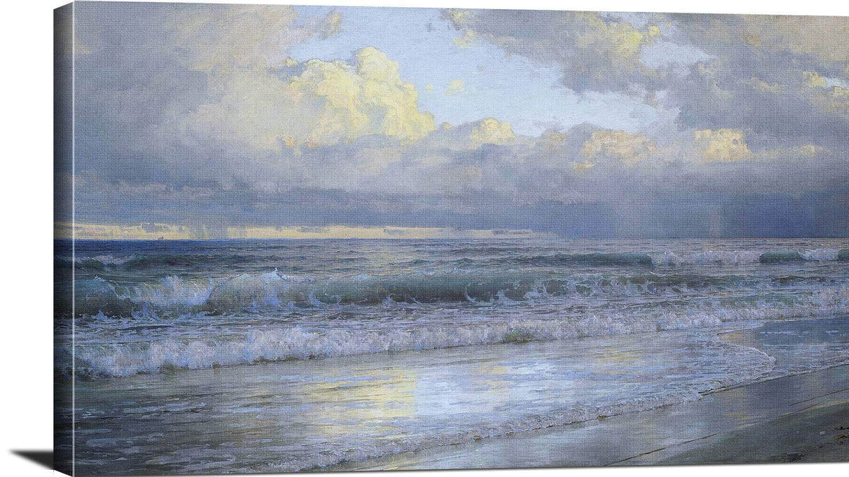New Jersey Shore Painting William Trost Richards Canvas Art Fine Art Print