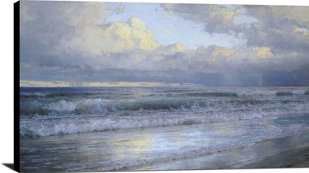 New Jersey Shore Painting William Trost Richards Canvas Art Fine Art Print