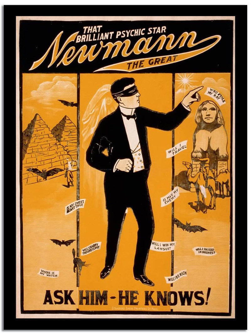 New Mann  Vintage Circus Poster Fine Art Print