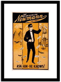 New Mann  Vintage Circus Poster Fine Art Print