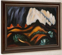 New Mexico Recollections Storm By Marsden Hartley Fine Art Print