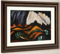 New Mexico Recollections Storm By Marsden Hartley Fine Art Print