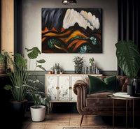 New Mexico Recollections Storm By Marsden Hartley Fine Art Print