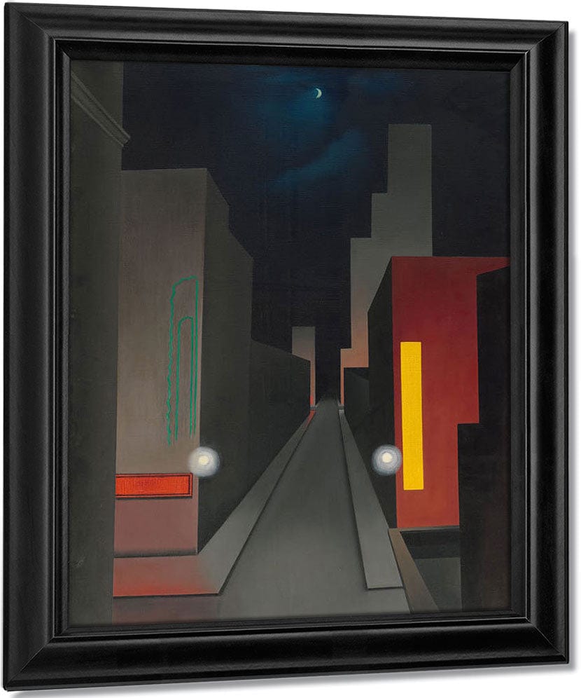 New Moon New York By George Ault Fine Art Print