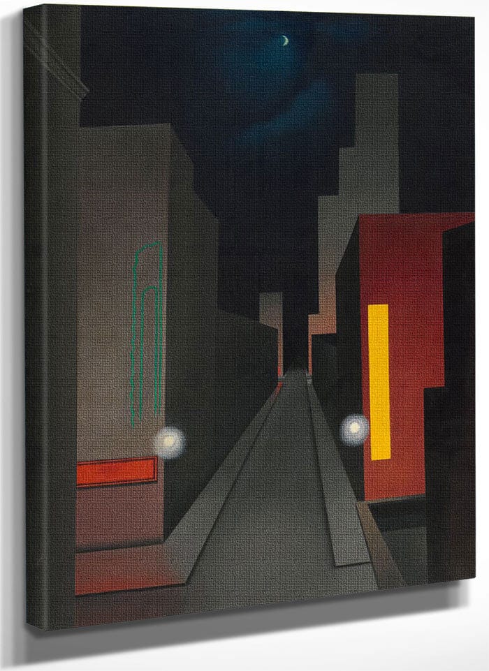 New Moon New York By George Ault Fine Art Print
